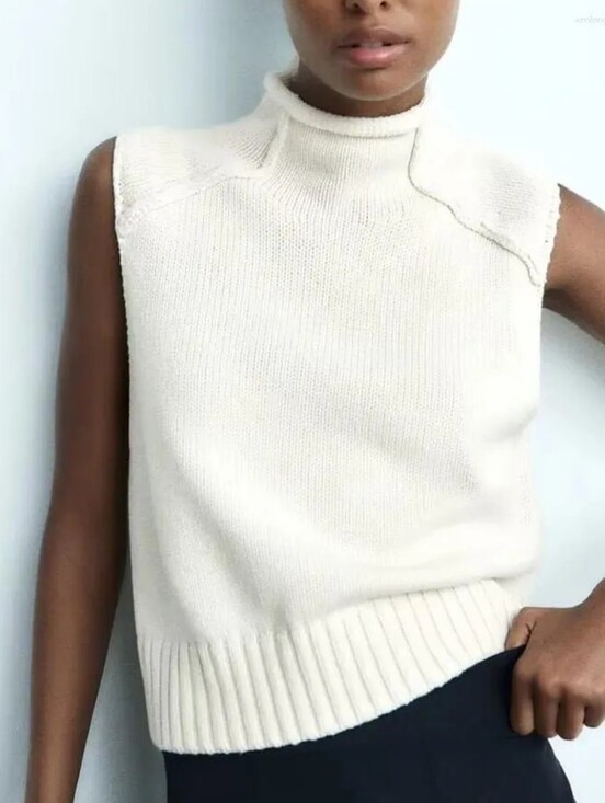 Zara Sweaters - Zara Knit Sleeveless Pullover Sweater Tank